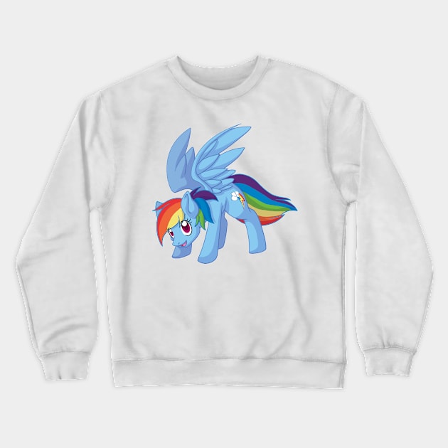 Rainbow Dash Crewneck Sweatshirt by NeroStreet